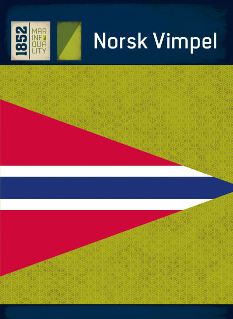 Norsk vimpel 250 cm