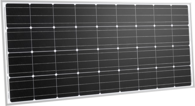 solcellepanel 155w, monokrystall