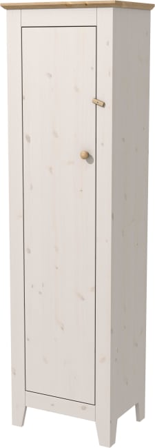 saga høyskap med hyller antikkhvit