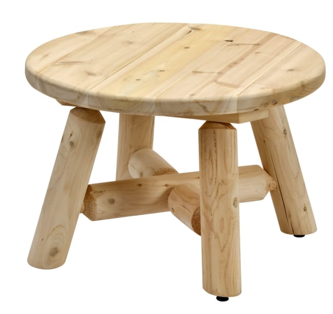 log rundt bord 60 cm