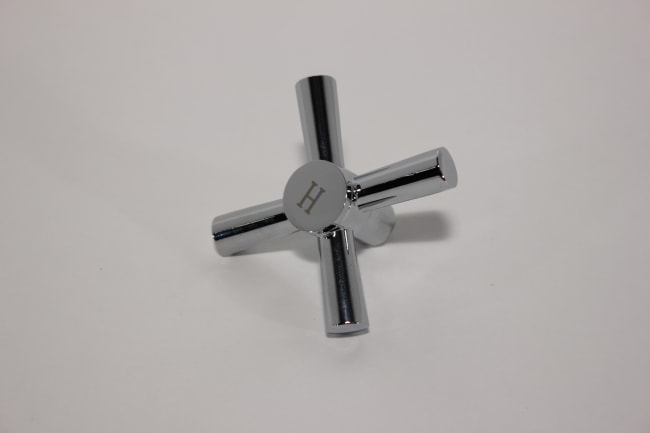 Hendel for kran bl.batteri andrometa Varmtvann