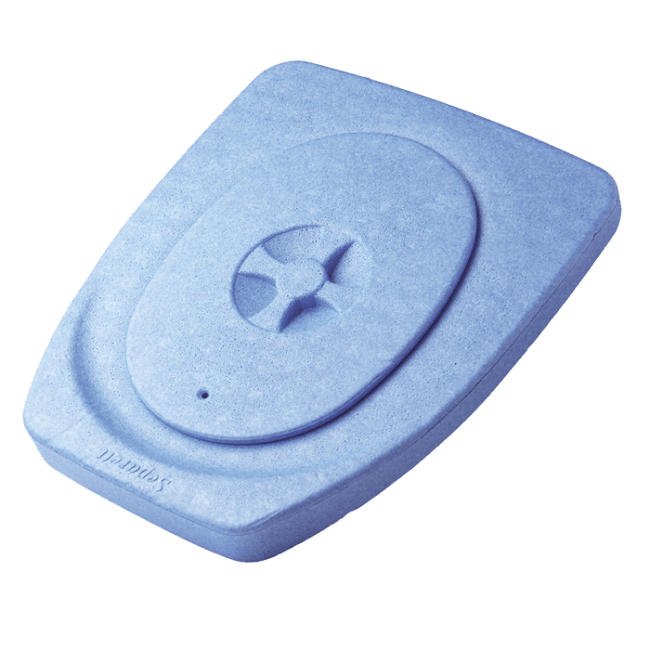 Separett Isolert toalett sete, blå