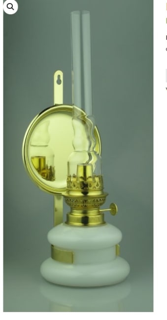 Prydlampe Luna 14  Hvit