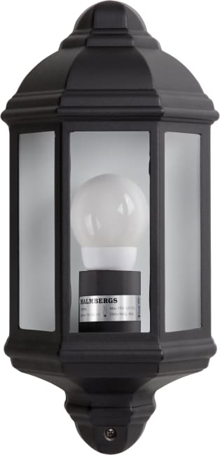 Utelampe Lysekil  sort