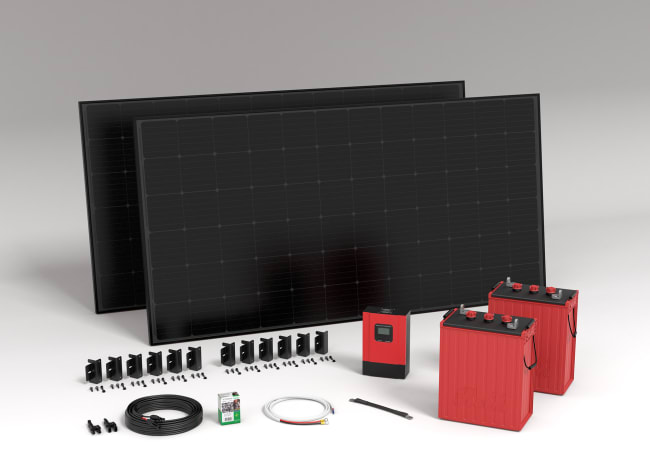 Solcellepakke 670W Rolls