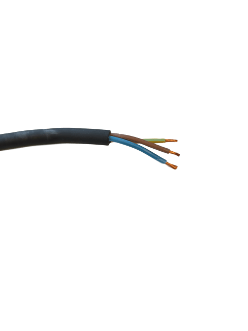 Strømkabel 3x2,5mm² - pr meter