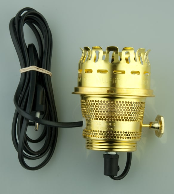 Immitert brenner Aladdin med bronsekabel