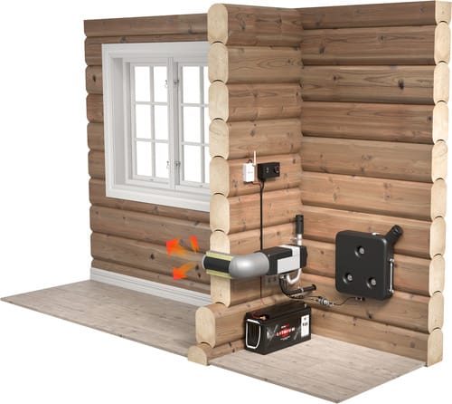 Webasto hyttevarmer 5,5kW