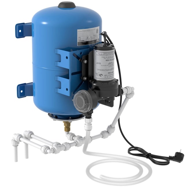 hyttepumpe med trykktank 230v