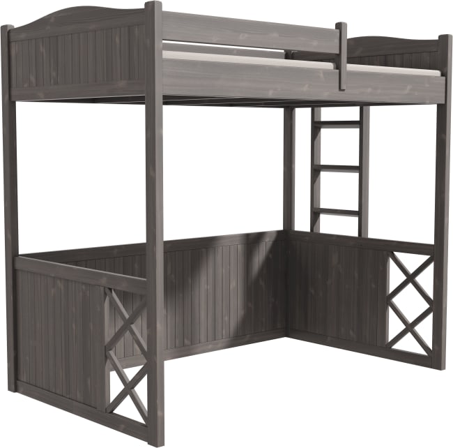 saga sengeramme 120 cm - antikk grå