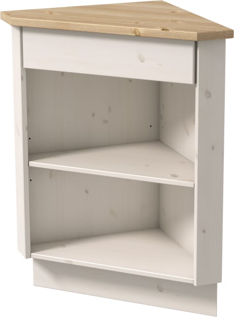 Underskap hjørnehylle