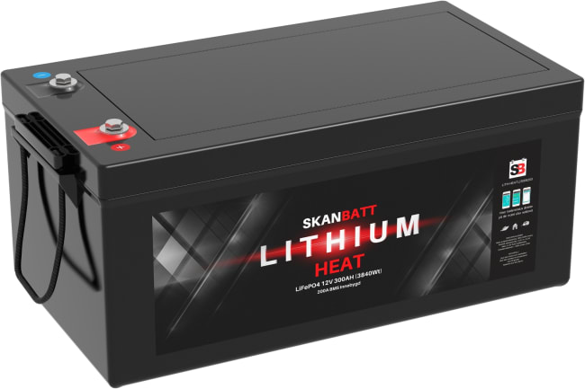 12V HEAT Lithiumbatterier