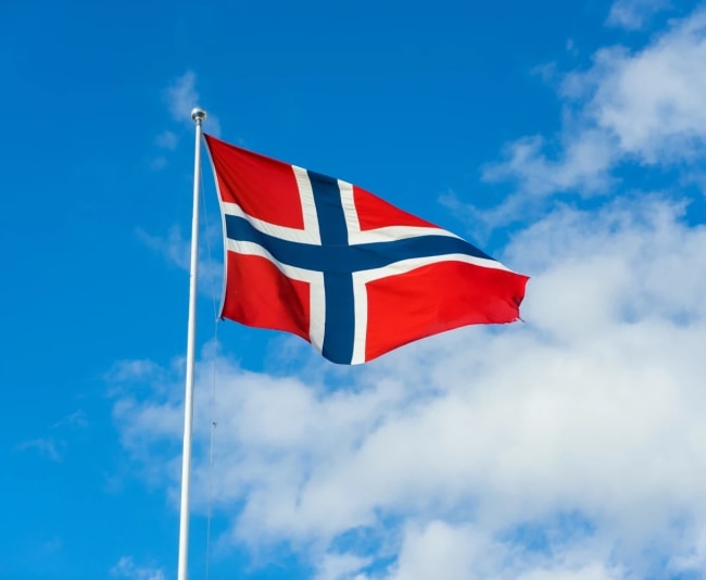 Norsk Flagg 250 Cm