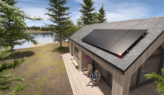 Solcelle kraftpakke 230V 10kW PowerWall 36,9 kWt - slideshow 1