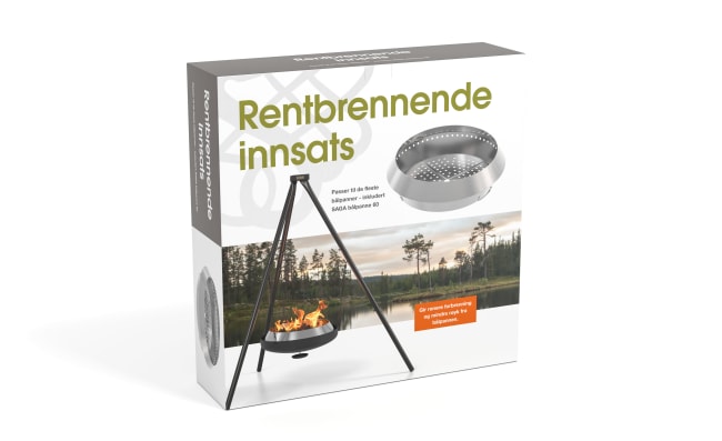 Rentbrennende innsats til bålpanne - slideshow 8