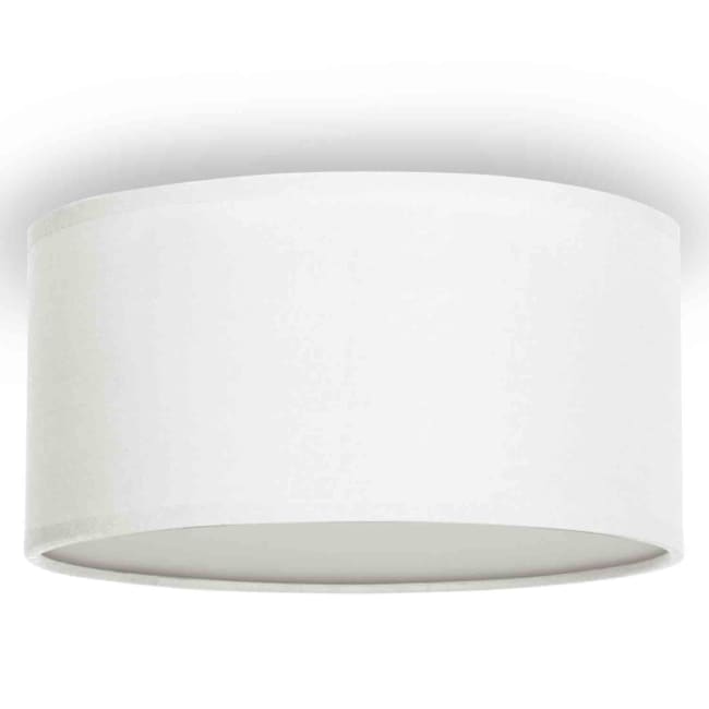 Taklampe Tekstil - Ø20cm, Hvit