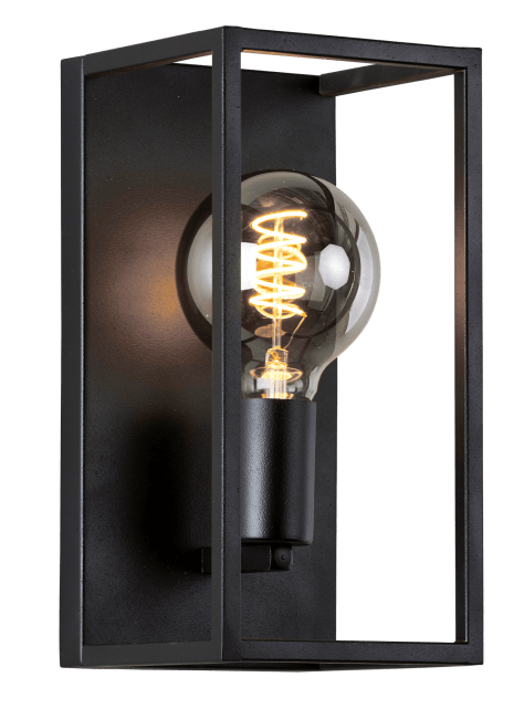 Dino Vegglampe, Sort 1*60W- E27
