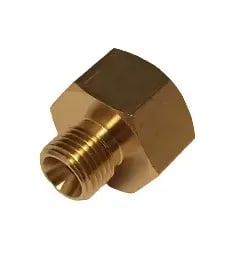 Gass kobling 1/4" til 1/2" kobling
