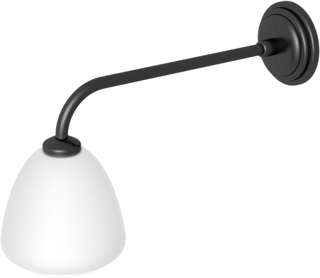 Saga overskapslampe, sort 12V