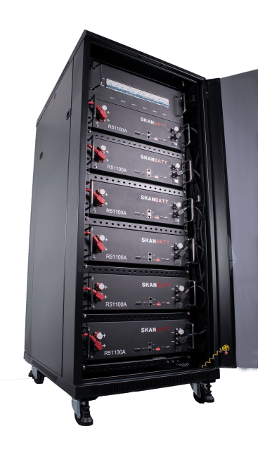 Kabinett for Lithium Rackmoduler 3U