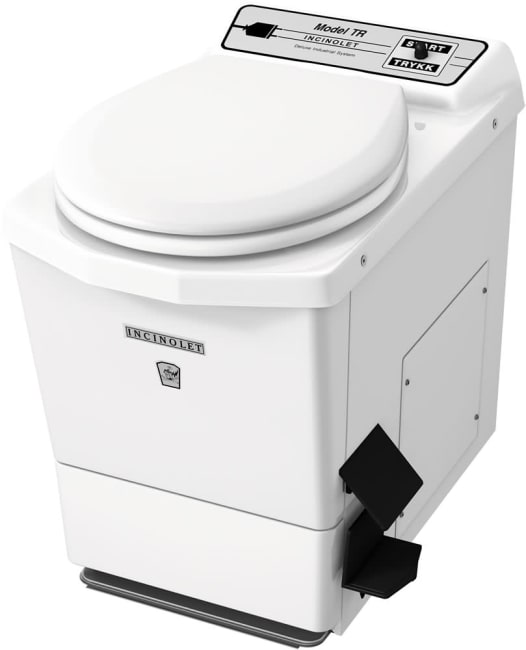 1800 W Hvit Incinolet Forbrenningstoalett