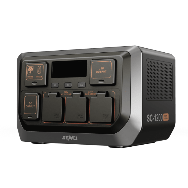 SENCI Lithium 1152Wh Power Station 1200W(2400W) inverter