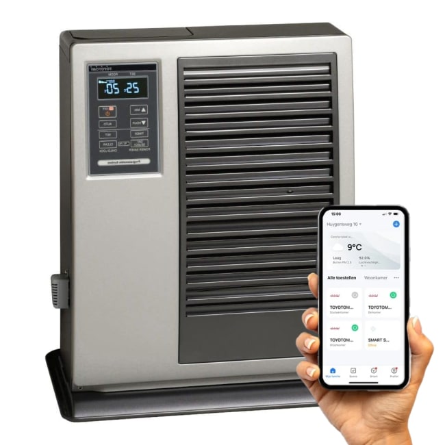 Parafinovn 3000W med fjernstyring for 12V - pakkeløsning