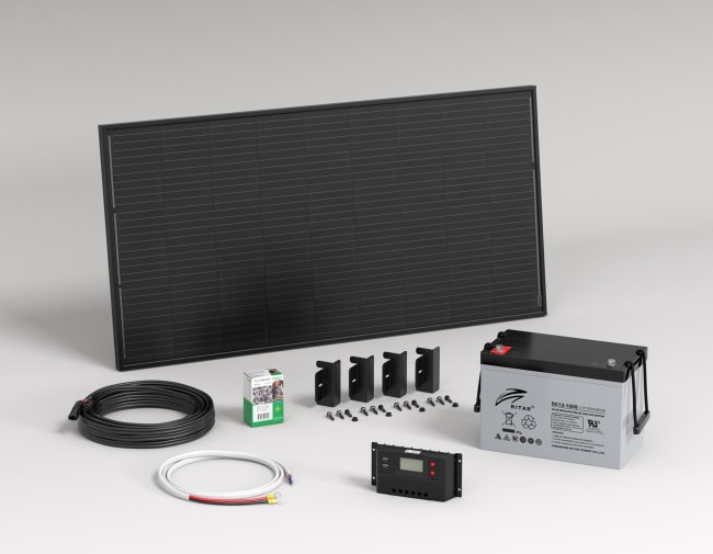 Solcellepakke AGM 110W PERC