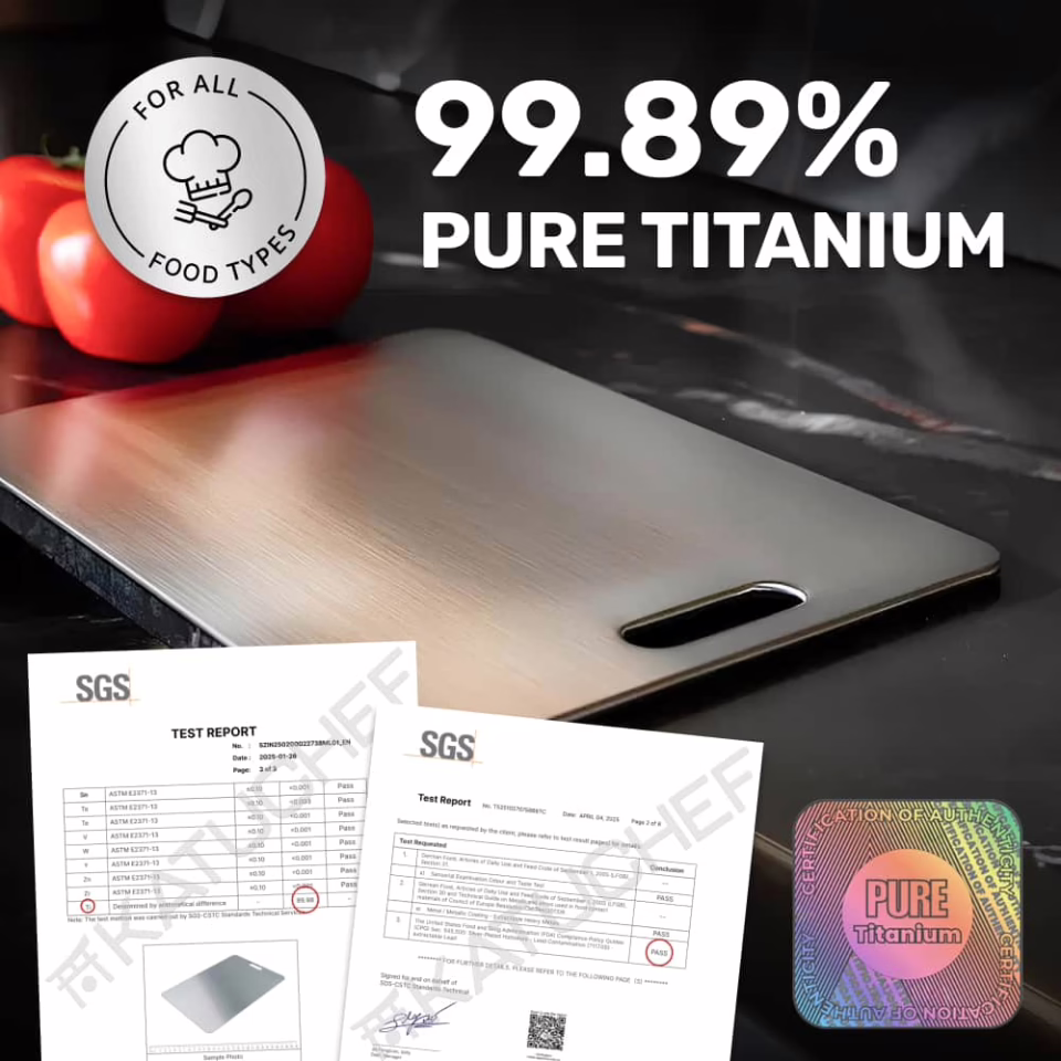 Katuchef — Pure Titanium Cutting Board photo 3