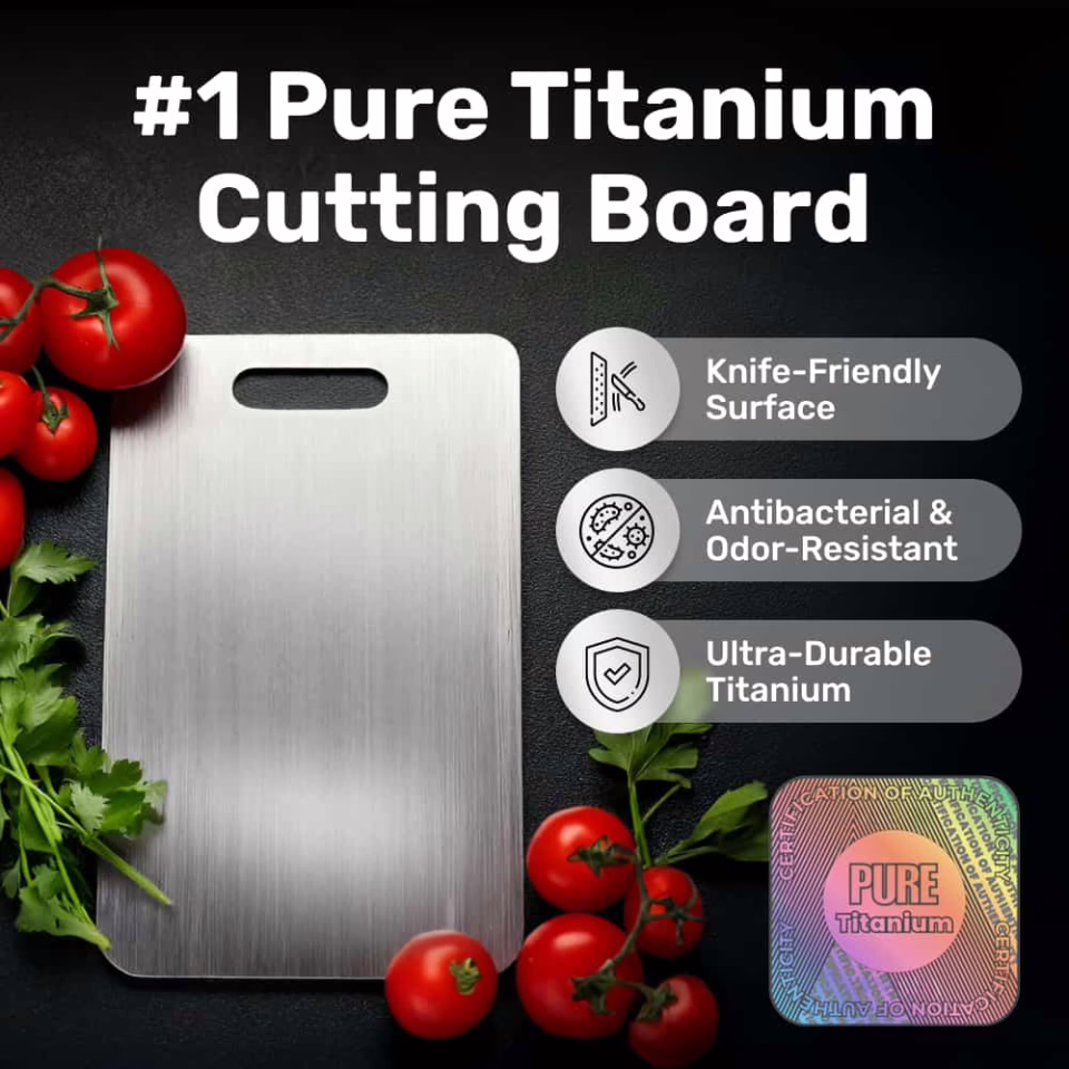 Katuchef — Pure Titanium Cutting Board