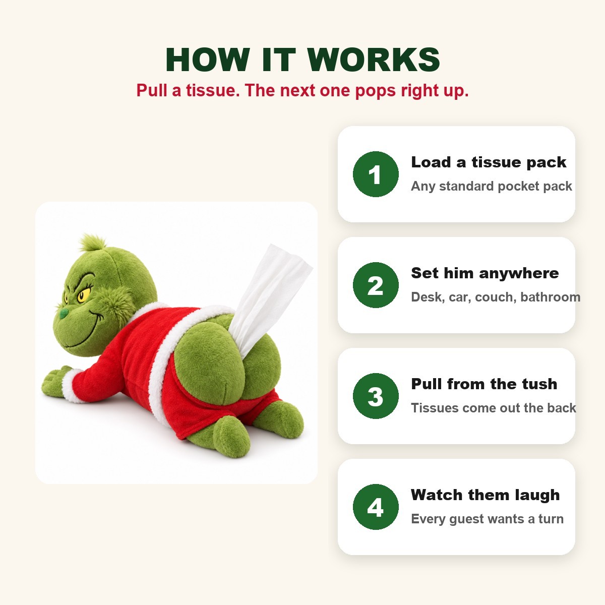 The Grinch Tush™ Tissue Holder photo 6