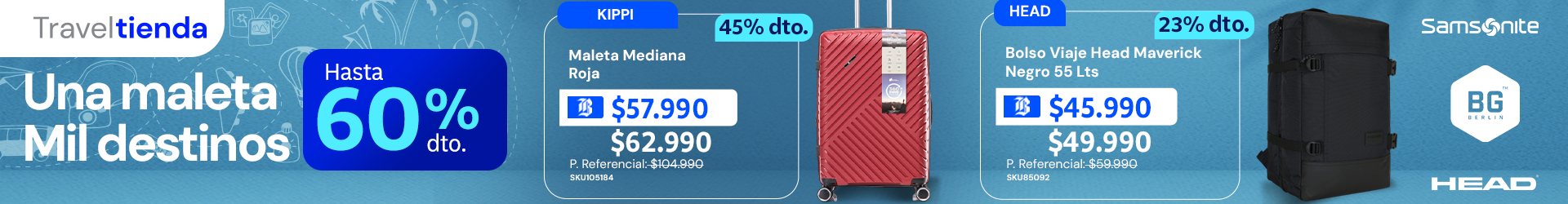 tenemos la maleta que tu viaje necesita