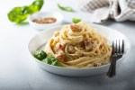 Cooking Pasta Carbonara