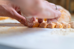 carrot gnocchi making Shot