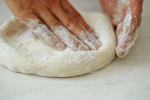 Edmonton - preparing pizza dough Shot