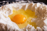 Fort Worth - egg inside flour Shot