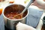 Making a sauce with bell peppers Shot