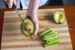 Cutting avocado Shot