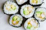 Tampa - 5 shrimp tempura and avocado sushi rolls Shot