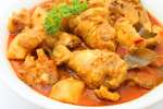 Chicken curry with spices Shot