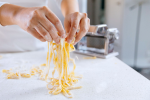 Toronto - making tagliatelle pasta Shot