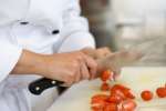 Cutting tomatoes Shot