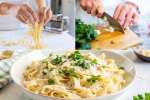 Craft Authentic Pasta Alfredo at a Global Eatery