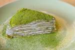 japanese matcha crepe cake, photo from chef natalie daniella | Classpop Shot