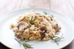 Wild mushroom and chicken risotto | Classpop Shot