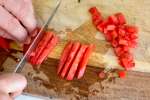 chef slicing local tomatoes | Classpop Shot