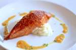 honey salmon with mashed potatoes | Classpop Shot