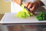 Chef chopping lettuce | Classpop Shot