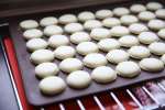 lemon macarons after baking | Classpop Shot