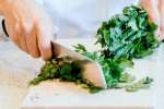 chef chopping cilantro | Classpop Shot